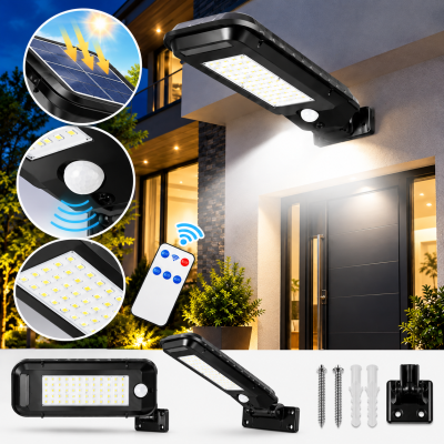 LED-фонарь для уличного освещения T210A/T210B на солнечной панели с датчиком движения и пультом №0