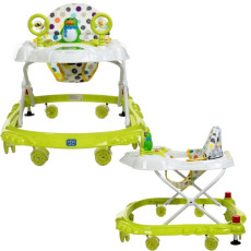 Дитячі ходунки Bambi M3168 Penguin салатові  посилені 