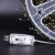 Гірлянда Роса Мішура 100м 3000 LED на зеленому мідному дроті з пультом IP44/IP20 USB