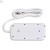 Підовжувач мережевий ТК-5 F06u 3м 6 розеток + 3USB + 1 Type-C, 2500Вт, білий, із захистом та кріпленням