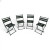 Кемпинговый комплект Travel Table Set – складной стол HDPE 180 см и 4 туристических кресел