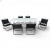 Кемпінговий комплект Travel Table Set — складний стіл HDPE 180 см та 6 туристичних крісел