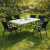 Кемпінговий комплект Travel Table Set — складний стіл HDPE 180 см та 6 туристичних крісел