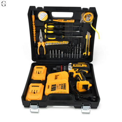 Шуруповерт ударный DeWALT 21V + 2 АКБ 2Ah + Металлический патрон №0