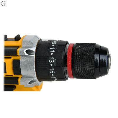 Шуруповерт ударный DeWALT 21V + 2 АКБ 2Ah + Металлический патрон №3