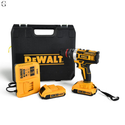 Шуруповерт ударный DeWALT 21V + 2 АКБ 2Ah + Металлический патрон №0
