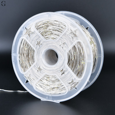 Гірлянда «РОСА 200 метрів біла» — 2000 LED, Світло, MiniLED / High-Brightness №1