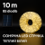 Светодиодная лента на солнечной батарее 10 м (IP44)