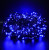 Вулична світлодіодна гірлянда-нитка 40 м, 800 LED, зелений дріт, синя, IP44