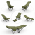     Складне туристичне крісло-павук Compact Outdoor Chair 100 кг з чохлом чорне
