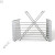Електросушарка для білизни Heated Airer з крилами, 230 Вт, алюміній.