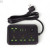Сетевой фильтр Удлинитель USB Т-60 (4×220В+2×USB+1×Type-C), , Черный 2m
