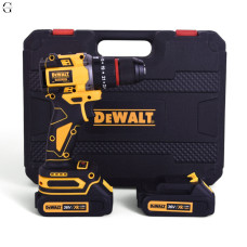 Шуруповерт DeWALT 36V Бесщеточный + 2 АКБ 2Ah + Металлический патрон + Набор инструментов