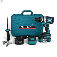 Аккумуляторная дрель ударная шуруповерт MAKITA 36v, 150 Нм, 2 АКБ 6Ач, кейс, 16 мм