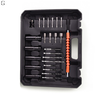 DeWALT гайковерт аккумуляторный 24V бесщеточный с кейсом, 2×10Ah аккумуляторами и набором насадок. №1