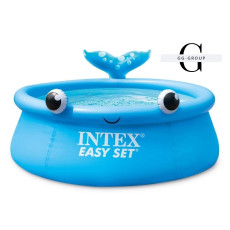 Intex Бассейн надувной 26102 NP (2) Веселый кит, d=183 см, высота 51см, объем 880 л, от 3-х лет