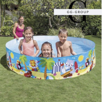 Intex Бассейн “Океанский риф“/ Пяжные Друзья/ Динозаврики  размер 244х46см, 2089л, от 3-х лет