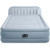 Intex 64450 Надувне Ліжко 236×152×86 см PLUSH Узголів'я, Електронасос, Dura-Beam DELUXE Queen