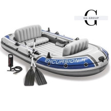 Intex Лодка “EXPLORER 4“ 68324 NP (1) с алюминиевыми веслами