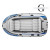 Intex Лодка “EXPLORER 4“ 68324 NP (1) с алюминиевыми веслами