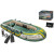 Надувная лодка Intex Seahawk 3 68380, трехместная, 295×137×43 см, 300 кг, с веслами и насосом