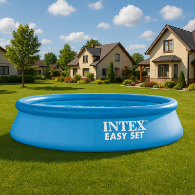 Intex Бассейн наливной 244 х 61см, на 2 тонны воды №6
