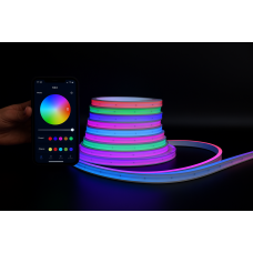 Неоновая LED-лента RGB 10 м/USB/Пульт + Мобильное приложение