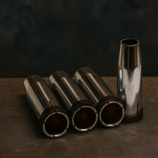 Сопло коническое MB-36, Ø 21 мм, обжимное, без резьбы, для MIG/MAG горелки, равномерное распределение газа.