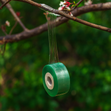 Прививочная лента Grafting Tape 100 м, самораскладная, прозрачная, для прививки деревьев и растений