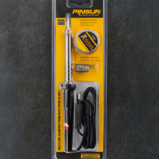 Электрический паяльник PINSUN 60W 220V с набором для пайки: припой, канифоль, подставка
