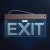 Світильник аварійний LED з індикатором виходу EXIT, 3W, автономний, 90 хв, на батареї 220В