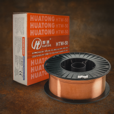 Дріт зварювальний обміднений HTW-50 Huatong 0.8 мм, 5 кг