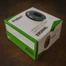 Нержавеющая сварочная проволока Gradient ER308L 0.8 мм, 1 кг, для сварки нержавеющей стали с высокой стойкостью.
