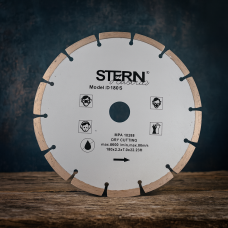 Диск алмазный сегментный STERN S 125×1,9×7,7×22,23 мм для сухой резки кирпича, черепицы и шифера