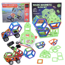Магнітний конструктор Magical Magnet деталей 66