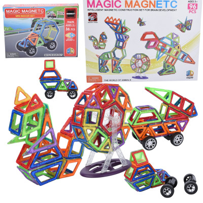 Магнітний конструктор Magical Magnet деталей 132 №1