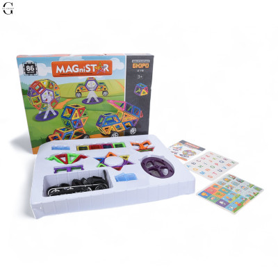 Магнітний конструктор Magical Magnet деталей 144 №2