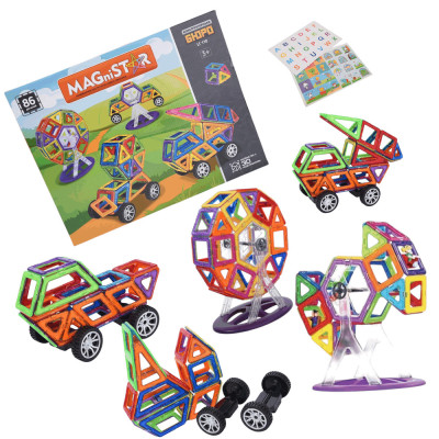 Магнітний конструктор Magical Magnet 86 деталей  №0