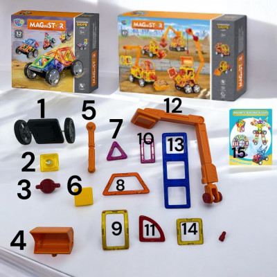 Магнітний конструктор 119 деталій Magnit/Magical/LIMO TOY №5