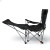     Складне туристичне крісло-павук Compact Outdoor Chair 100 кг із чохлом чорне