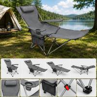     Складне туристичне крісло-павук Compact Outdoor Chair 100 кг із чохлом 