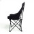     Складне туристичне крісло-павук Compact Outdoor Chair 100 кг з чохлом чорне