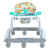 Ходунки BAMBI M 6061-11-4 з музикою та підсвіткою, 8 коліс, сірі з блакитним