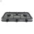Газовая плита Domotec(Grey) — 3 конфорки, для баллонного газа, без крышки