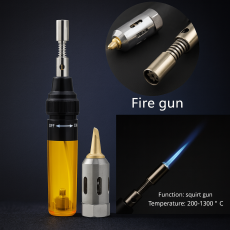 Газовый паяльник HT-F01 80–120 Вт бутановый беспроводной, до 1300°C, для пайки и ремонта.