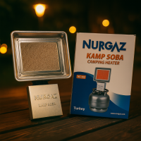 Газовый инфракрасный обогреватель Nurgaz NG-309 1.5 кВт для дачи, гаража, мастерской, с редуктором
