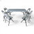 Кемпінговий комплект Travel Table Set — складний стіл HDPE 180 см та 6 туристичних крісел