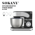 Планетарный миксер Sokany SK-05002 1300Вт из чаши 7.5л из нержавеющей стали, тестомисс с насадками.