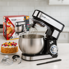 Міксер планетарний 3в1 Top Kitchen TK-00243, 4200 Вт, кухонний тістоміс із чашею 6 л