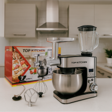 Кухонный комбайн 3в1 Top Kitchen TK00225, 4500Вт – тестомисс, мясорубка, блендер с чашей 7 л.